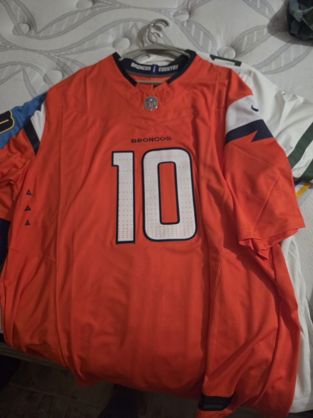 Nike Bo Nix Denver Broncos #10 Men’s Football Jersey